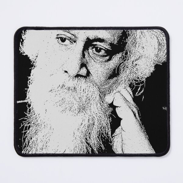 Item preview, Rabindranath Tagore black & white trendy art designed and sold by artbundleindia.