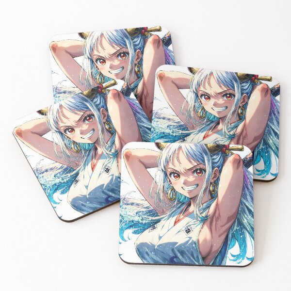 Item preview, Yamato One Piece Mischievous Smile With Horned Kimono Charm designed and sold by BrianRayan.