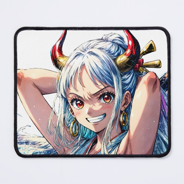 Item preview, Yamato One Piece Mischievous Smile With Horned Kimono Charm designed and sold by BrianRayan.