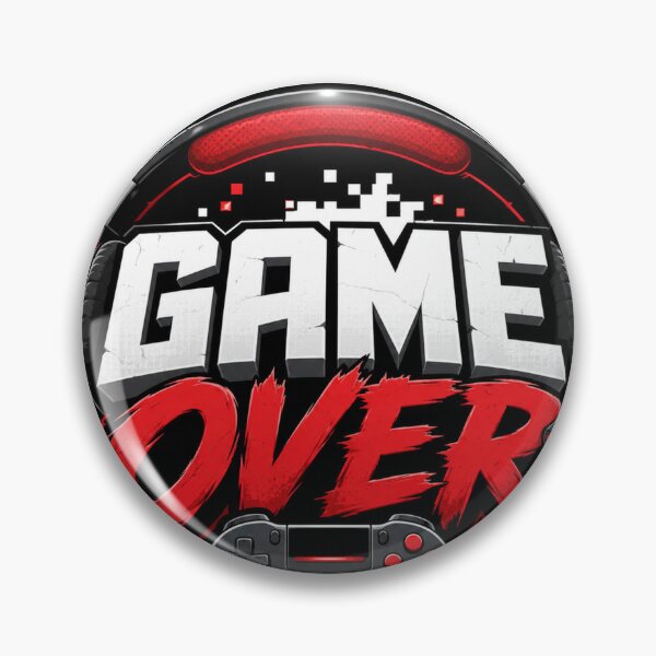 Item preview, Game Over Gamer Graphic designed and sold by PixelPun Studio.