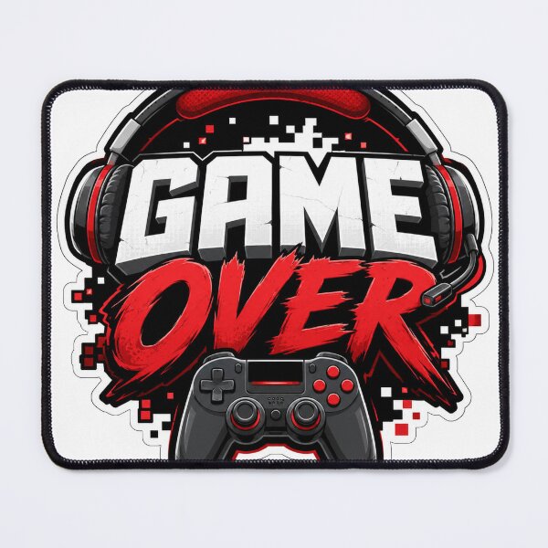 Item preview, Game Over Gamer Graphic designed and sold by PixelPun Studio.