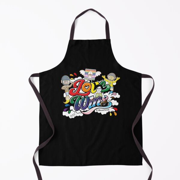 Item preview, Love Wins – Original Rainbow Pride Illustration designed and sold by Mavartwork ® Believe & Create.