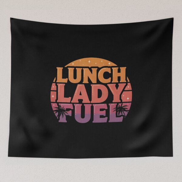 Item preview, Retro Lunch Lady Fuel Vintage Sunset School Cafeteria Staff T-Shirt designed and sold by FestivityFinds.