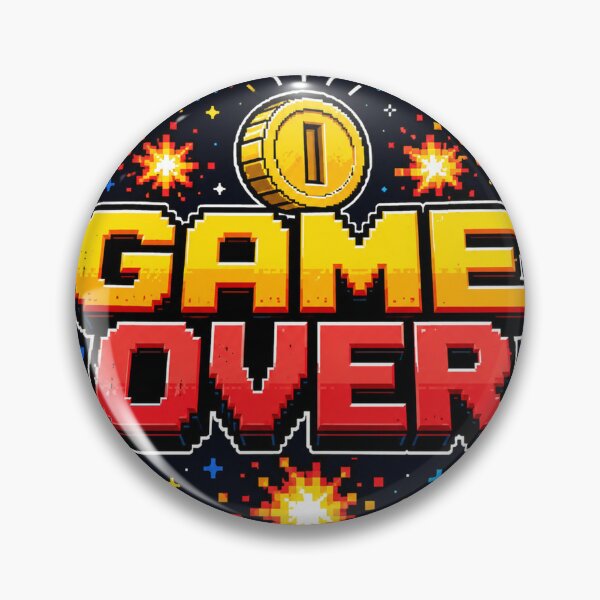 Item preview, Game Over Gamer Graphic designed and sold by PixelPun Studio.
