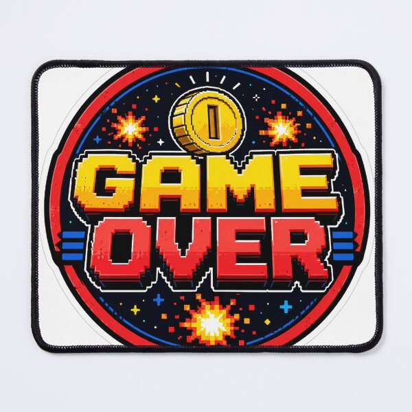 Item preview, Game Over Gamer Graphic designed and sold by PixelPun Studio.