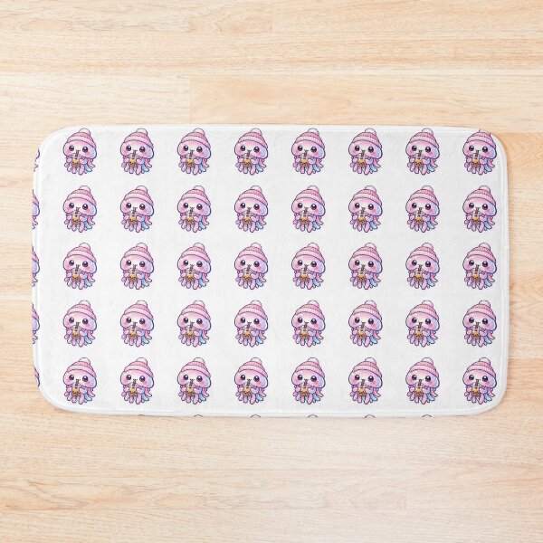 Item preview, Boba Tea Jellyfish Sticker – Kawaii Cozy Winter Art designed and sold by SoftSproutstu.