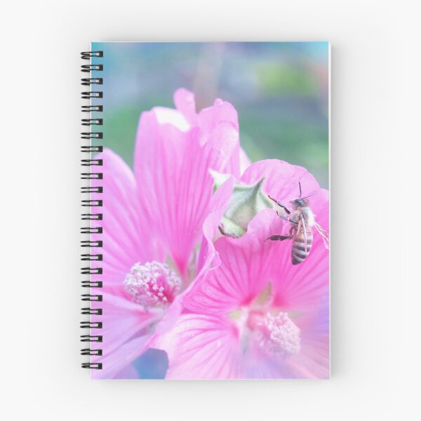 Item preview, Bee on Pink Flower designed and sold by treasacustoms.