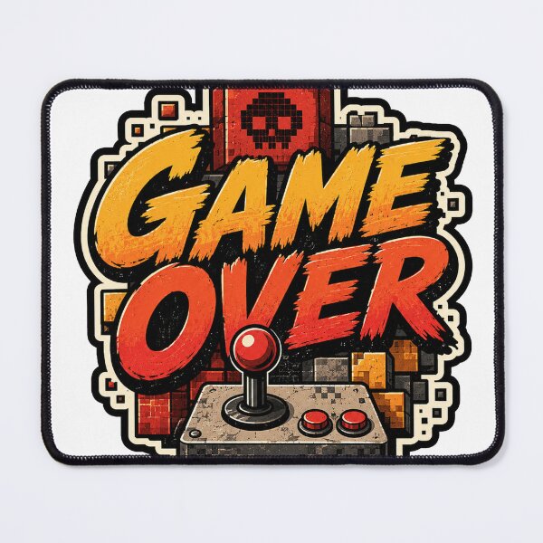 Item preview, Game Over Gamer Graphic designed and sold by PixelPun Studio.