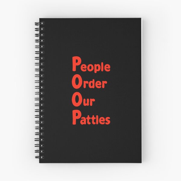 Item preview, POOP People Order Our Patties designed and sold by DibujandoPorfa.