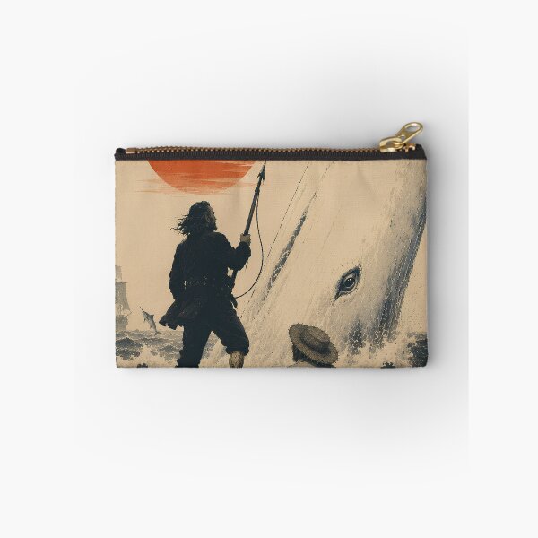 Item preview, Moby Dick Japanese Ukiyo-e | The Old Man and the Sea Literary Crossover designed and sold by Extravanganzza.