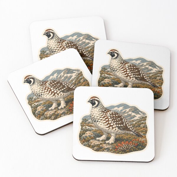 Item preview, Willow Ptarmigan Watercolor designed and sold by ChemicalXShop.