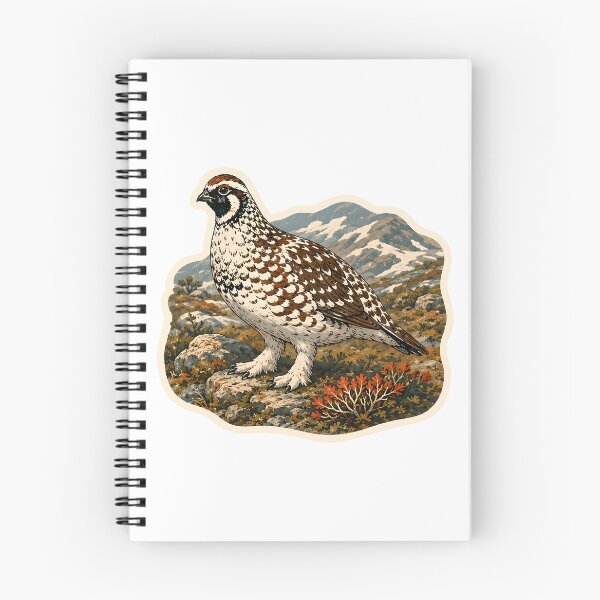 Item preview, Willow Ptarmigan Watercolor designed and sold by ChemicalXShop.