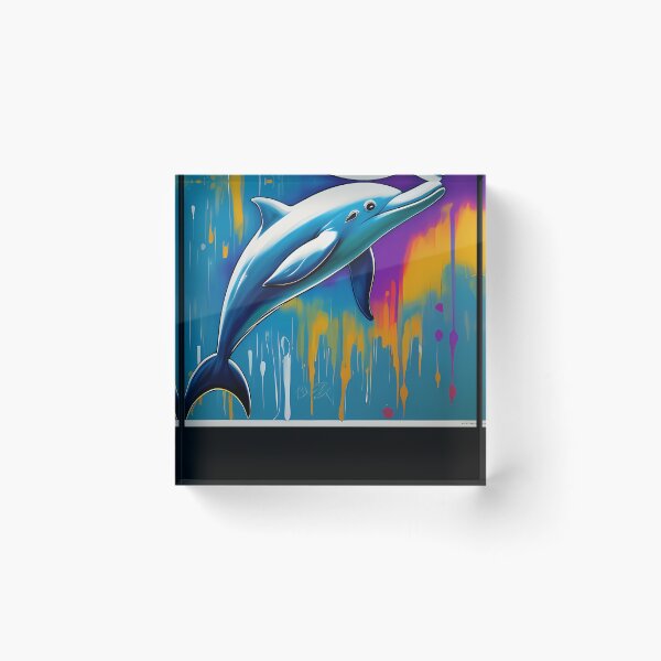 Item preview, Graffiti Dolphin designed and sold by rayssarizzune.