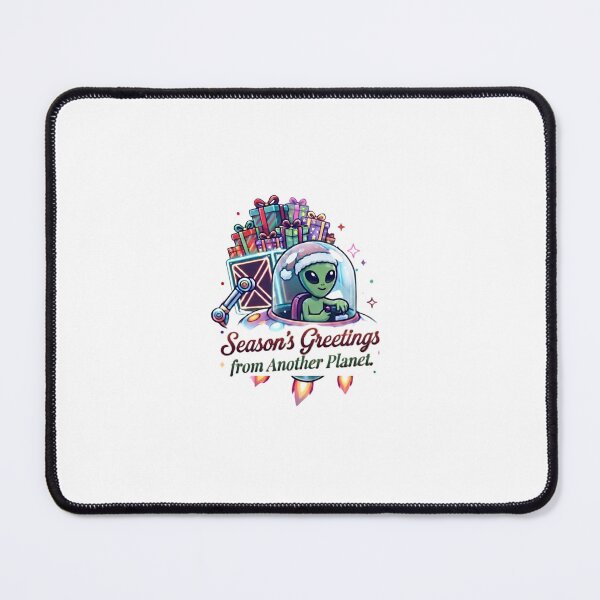 Item preview, Season's Greetings from Another Planet Alien designed and sold by DesignsCreative.