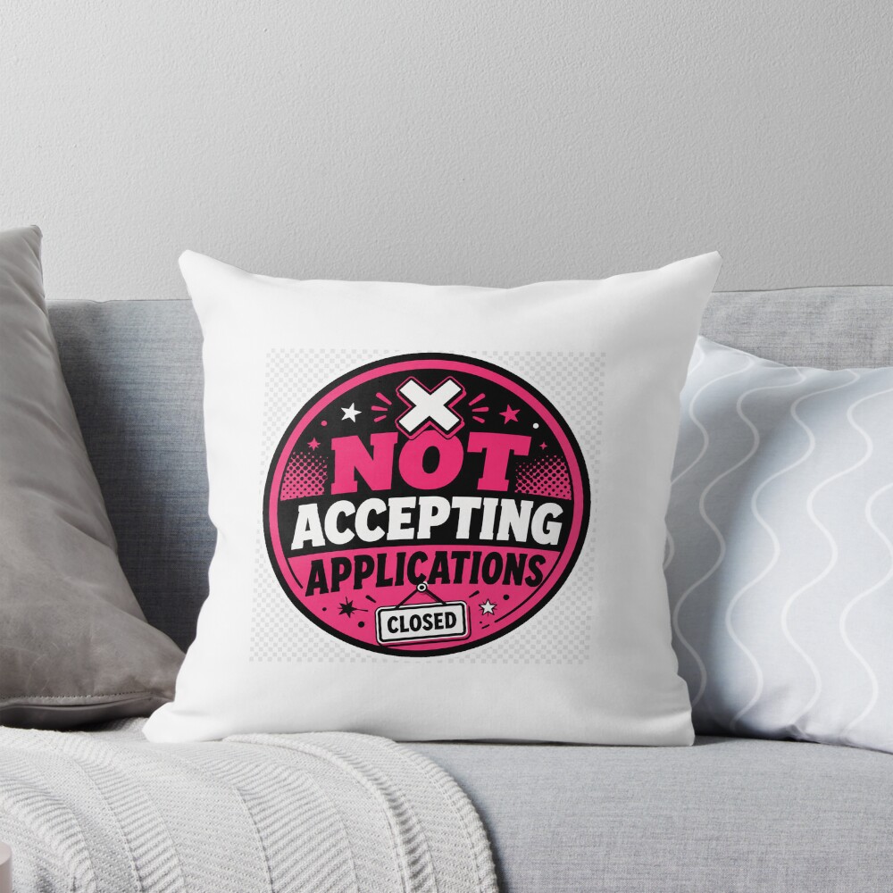 Item preview, Throw Pillow designed and sold by RedRubyBubble.