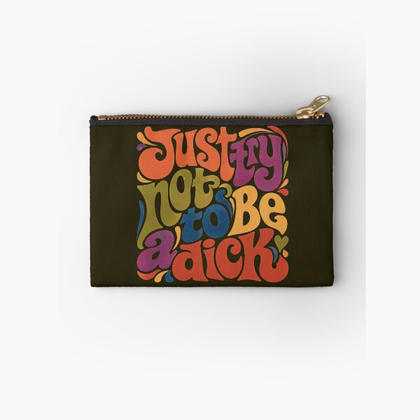 Item preview, Just try not to be a dick  designed and sold by Cathedral of Curiosity.