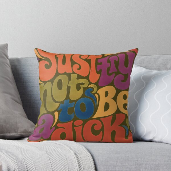 Item preview, Just try not to be a dick  designed and sold by Cathedral of Curiosity.