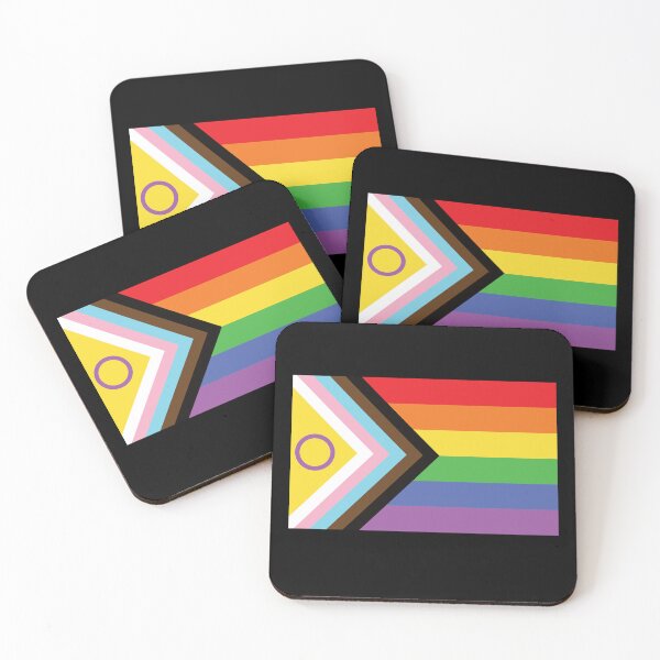 Item preview, LGBTQIA Progressive Pride Flag designed and sold by AdventureTee.