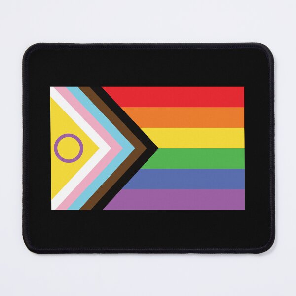 Item preview, LGBTQIA Progressive Pride Flag designed and sold by AdventureTee.