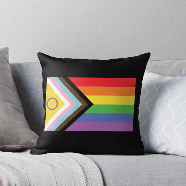Item preview, LGBTQIA Progressive Pride Flag designed and sold by AdventureTee.