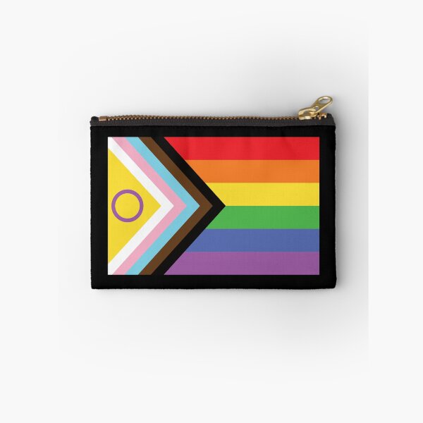 Item preview, LGBTQIA Progressive Pride Flag designed and sold by AdventureTee.