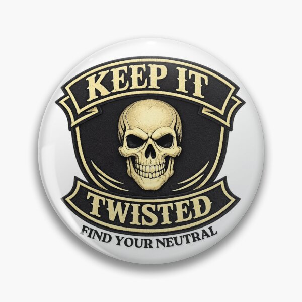 Item preview, Keep It Twisted Skull designed and sold by FindYourNeutral.