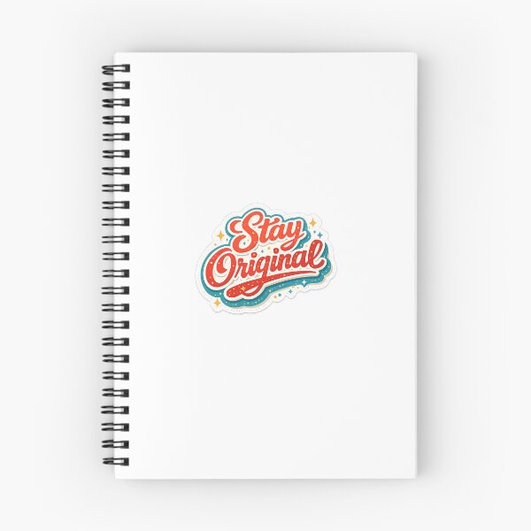 Item preview, Stay Original – Retro Typography Motivational Quote Sticker | Aesthetic Vinyl Decal designed and sold by Saim45.
