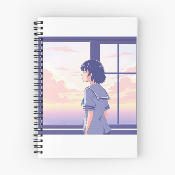 Item preview, Girl at the Window, Sunset Sea designed and sold by T-domain.