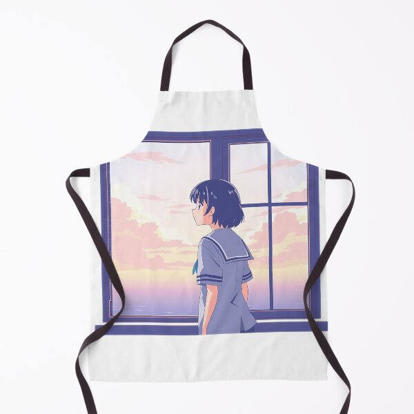 Item preview, Girl at the Window, Sunset Sea designed and sold by T-domain.