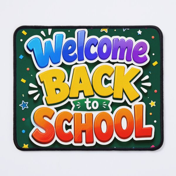Item preview, Colorful Welcome Back to School Rainbow 3D Bubble Text Classroom Magnet designed and sold by FestivityFinds.