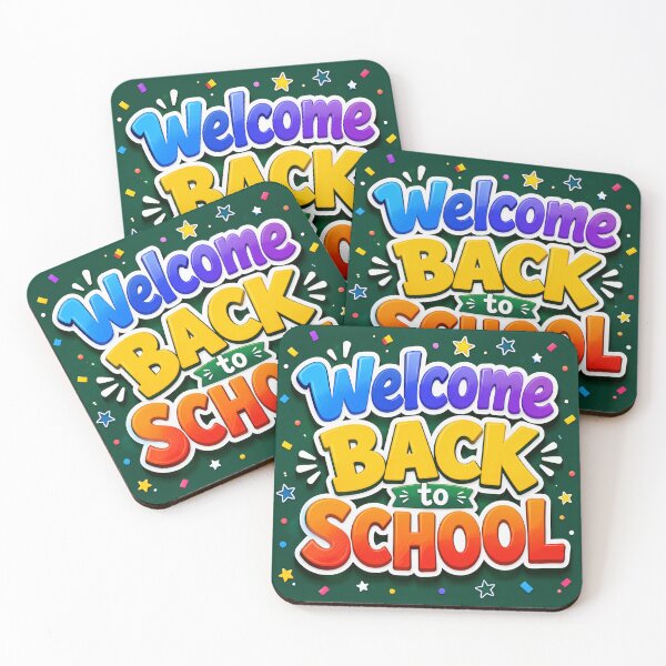 Item preview, Colorful Welcome Back to School Rainbow 3D Bubble Text Classroom Magnet designed and sold by FestivityFinds.