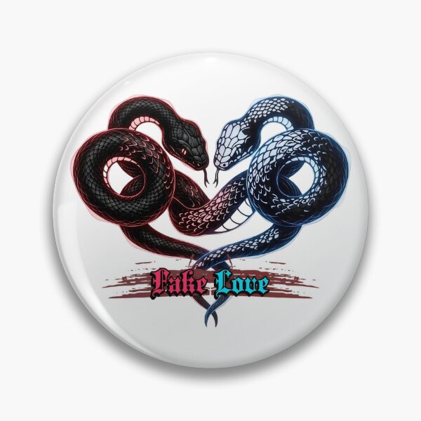Item preview, Snake Heart Gothic 'Fake Love' Neon Streetwear designed and sold by VNDL Gear.