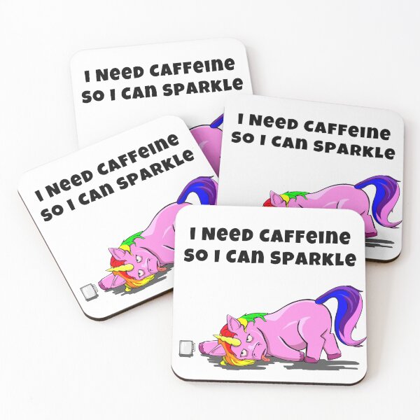 Item preview, Coffee Unicorn Needs To Sparkle designed and sold by Batmantis275.
