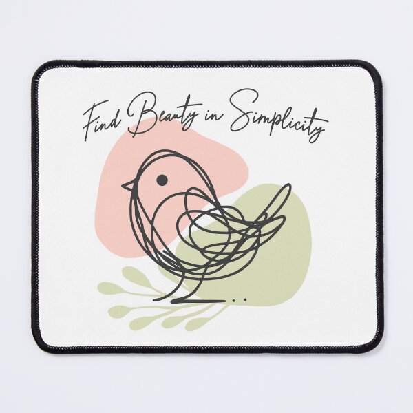 Item preview, Find Beauty in Simplicity Minimalist Bird Line Art Cottagecore Design designed and sold by Sachie's Studio.