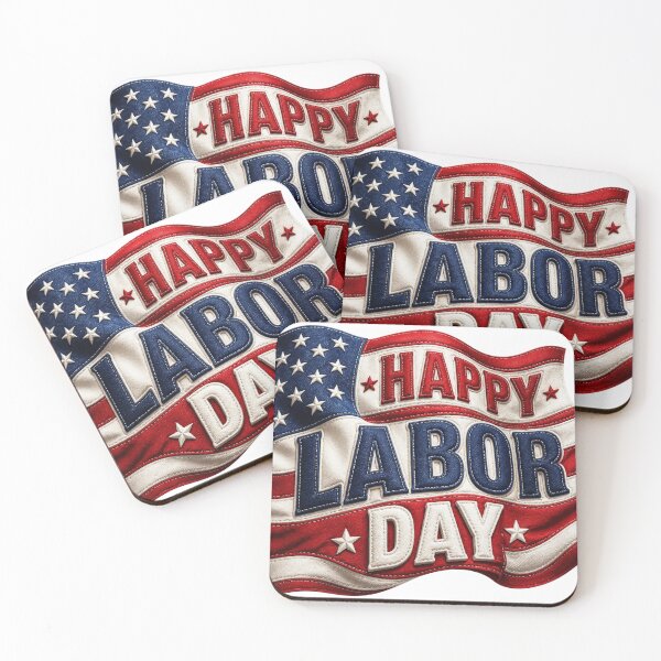 Item preview, Happy Labor Day - Patriotic American Flag Design designed and sold by Krystek-Studio .