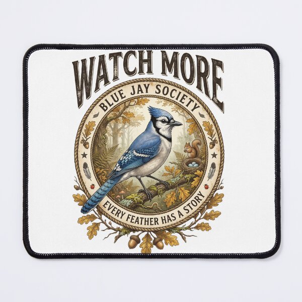 Item preview, Blue Jay Society designed and sold by Roy & Tiffany.
