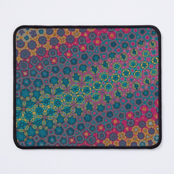 Item preview, Electric Mardi Gras Pattern designed and sold by Shy Fractal Designs.