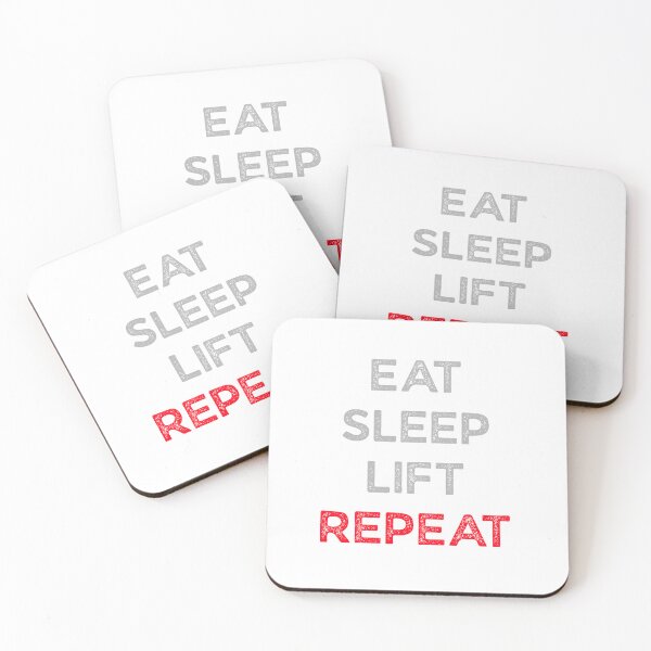 Item preview, Eat Sleep Lift Repeat designed and sold by HideawayMtn.