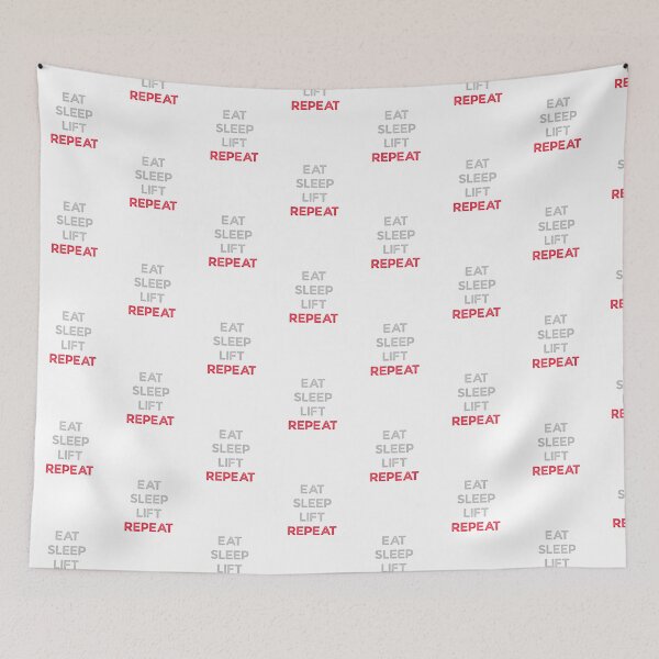 Item preview, Eat Sleep Lift Repeat designed and sold by HideawayMtn.