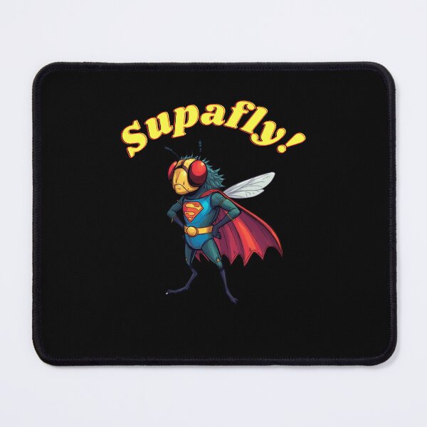 Item preview, Supafly the Superhero Housefly - Funny Insect Lover Graphic for T-Shirts & Stickers designed and sold by SpokeBender.