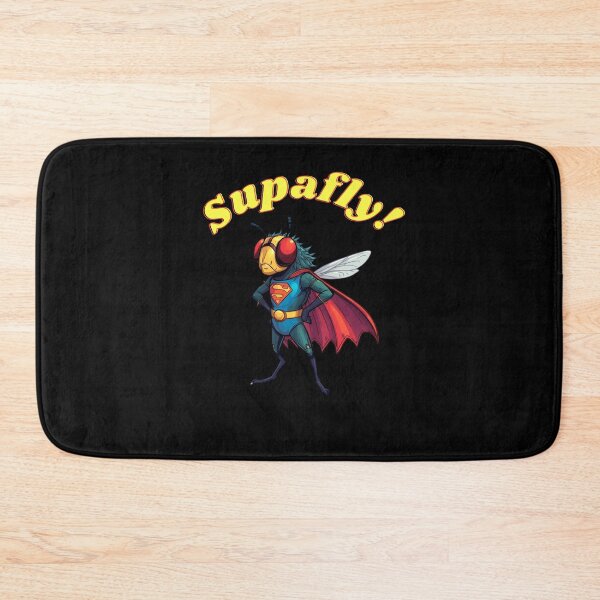 Item preview, Supafly the Superhero Housefly - Funny Insect Lover Graphic for T-Shirts & Stickers designed and sold by SpokeBender.