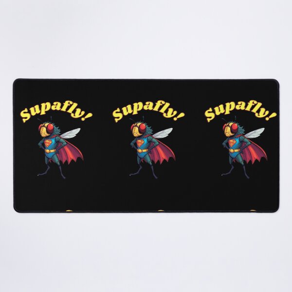 Item preview, Supafly the Superhero Housefly - Funny Insect Lover Graphic for T-Shirts & Stickers designed and sold by SpokeBender.
