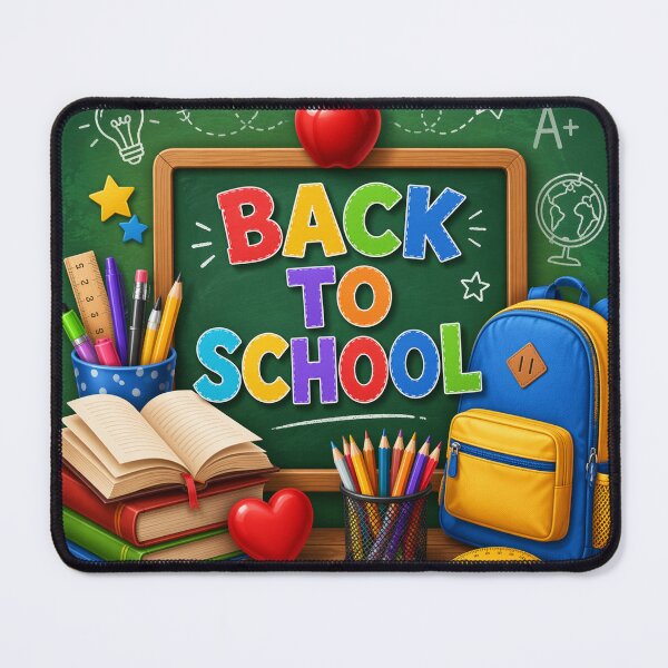 Item preview, Colorful Back to School Chalkboard and Apple Teacher Greeting Card designed and sold by FestivityFinds.