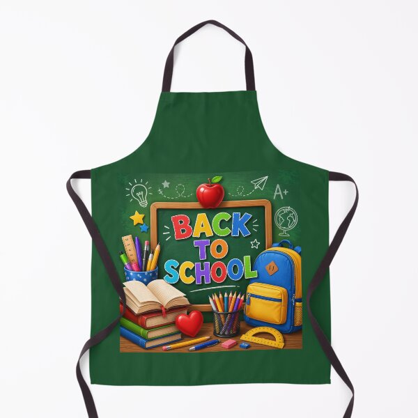 Item preview, Colorful Back to School Chalkboard and Apple Teacher Greeting Card designed and sold by FestivityFinds.