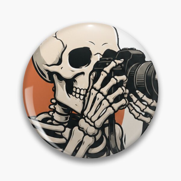 Item preview, Funny Skeleton Photographer  designed and sold by Mystic & Celestial Art.