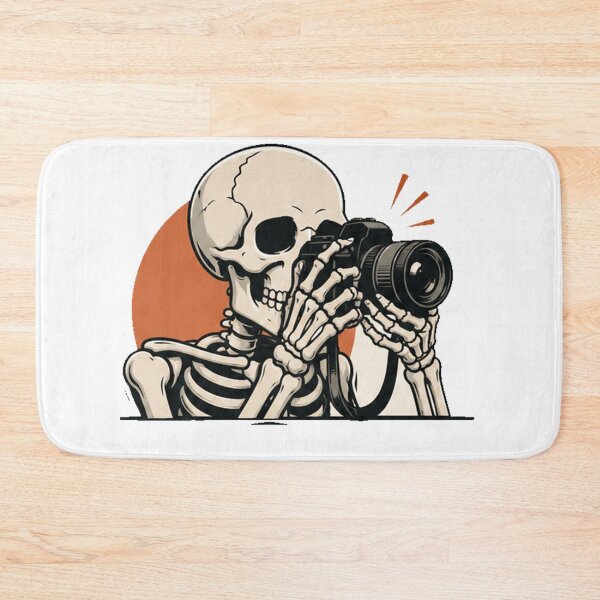 Item preview, Funny Skeleton Photographer  designed and sold by Mystic & Celestial Art.
