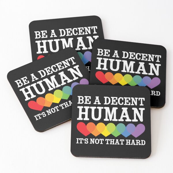 Item preview, Be A Good Human Heart Rainbow designed and sold by AdventureTee.