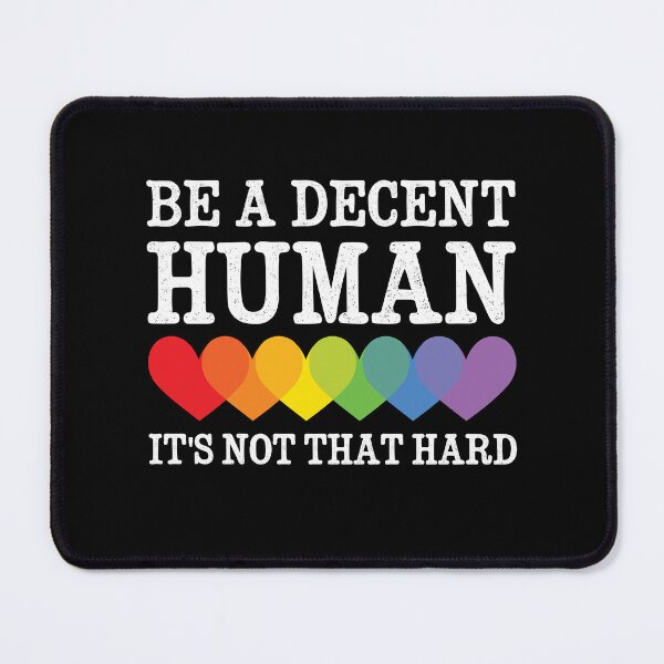 Item preview, Be A Good Human Heart Rainbow designed and sold by AdventureTee.