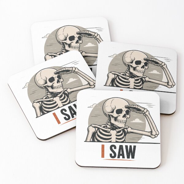 Item preview, I Saw Skeleton T-Shirt designed and sold by Mystic & Celestial Art.