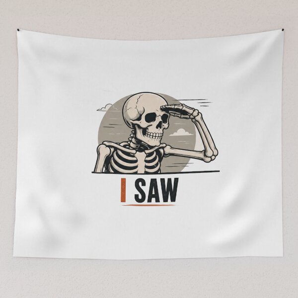 Item preview, I Saw Skeleton T-Shirt designed and sold by Mystic & Celestial Art.